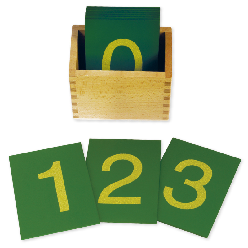 TimeTEX - Cutie pentru cifrele rugoase din glaspapir "Montessori Premium"