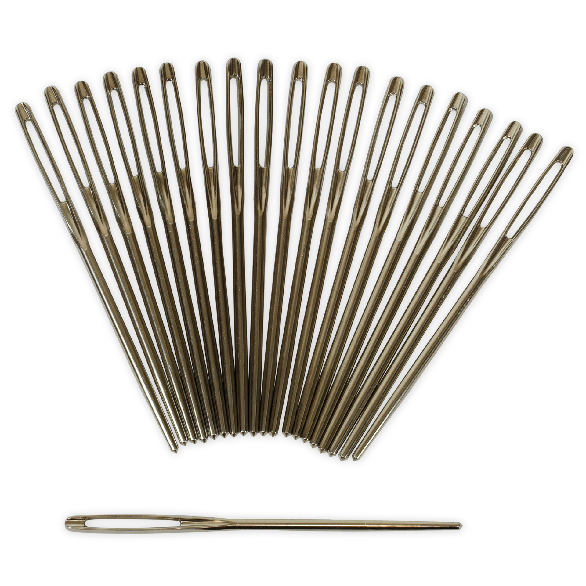 Hagemann Sticknadeln mit stumpfer Spitze, 7 cm lang, 20 Stück