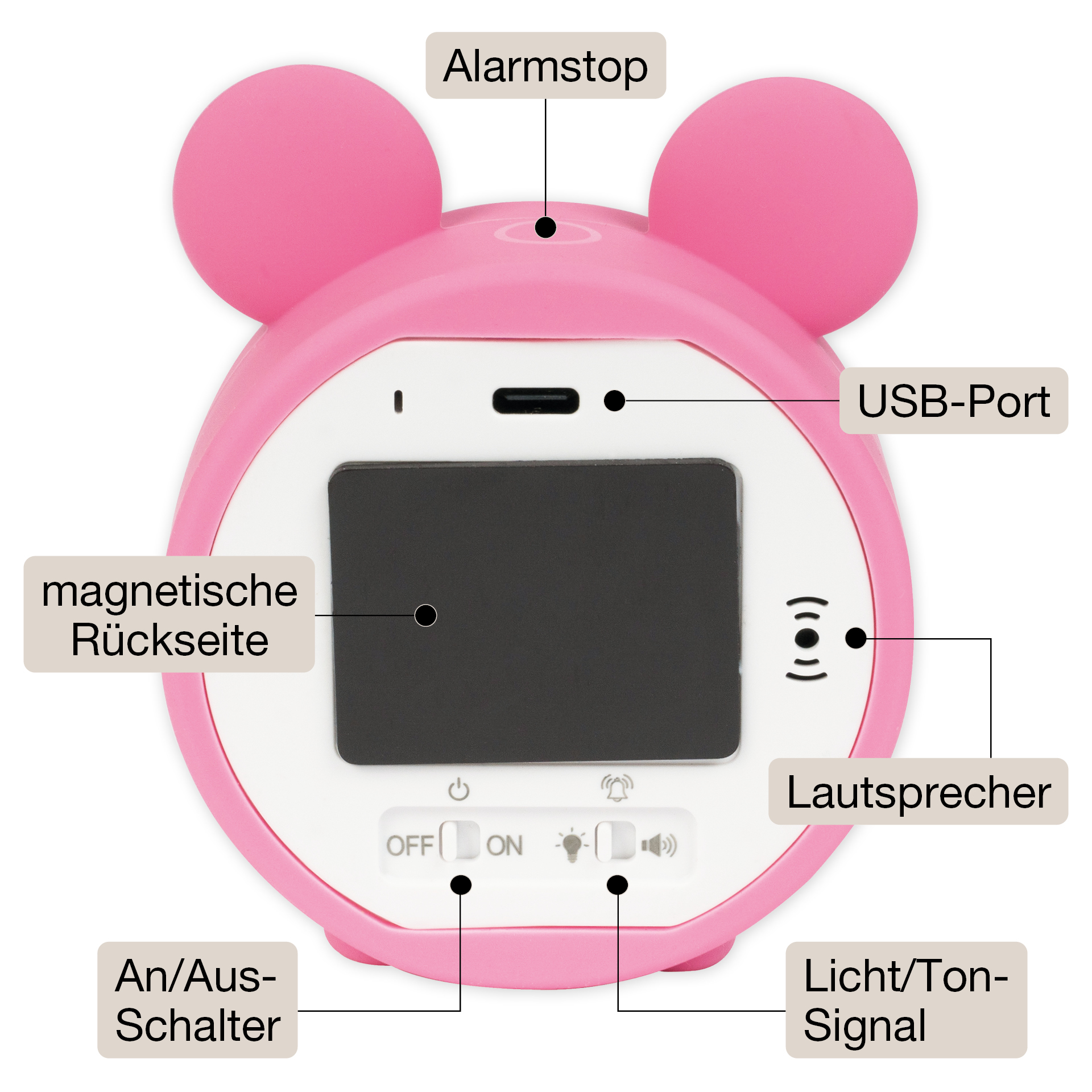 TimeTEX Zeitdauer-Uhr "lautlos" Maus