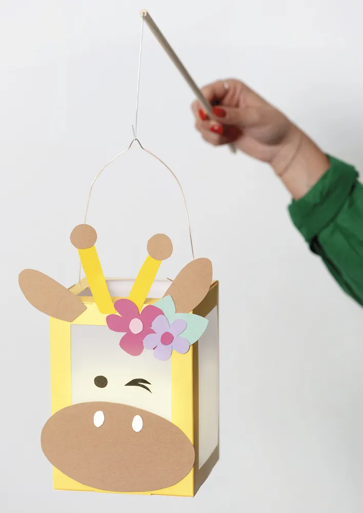 Lanternes colorées à assembler, 13.5x13.5x18 cm, 5 pcs