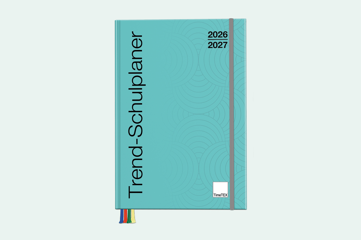TimeTEX Trend-Schulplaner lagune