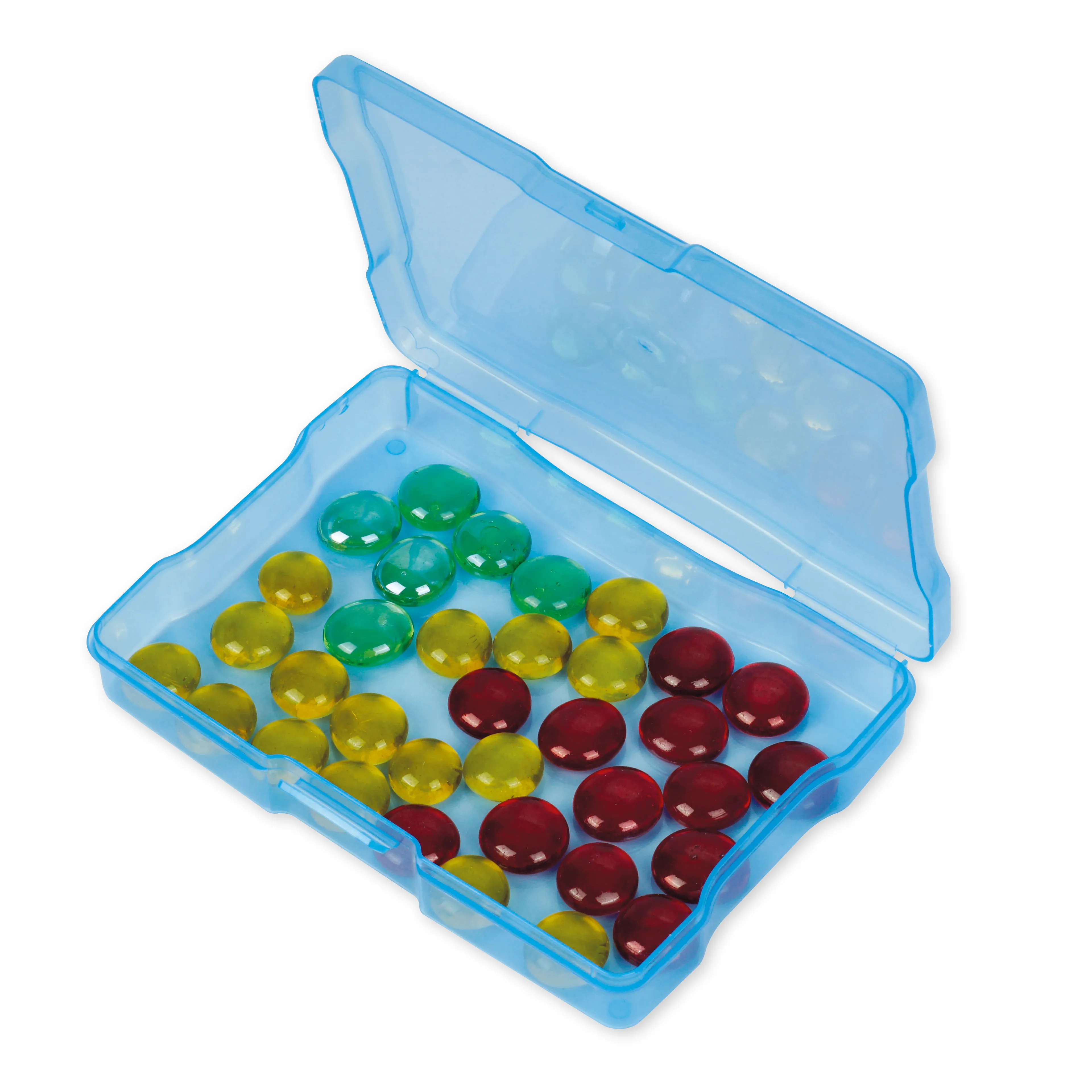 TimeTEX gekleurde boxen in opbergbox, transparant, 7-delig