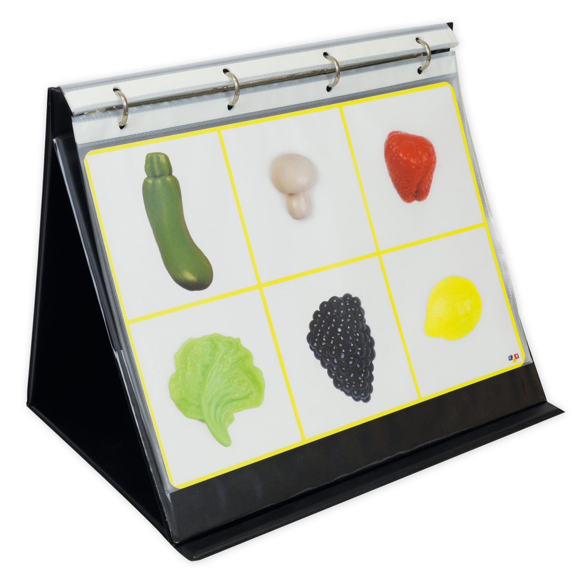 Tisch-Flipchart, A4 quer, 4-Ring-Mechanik