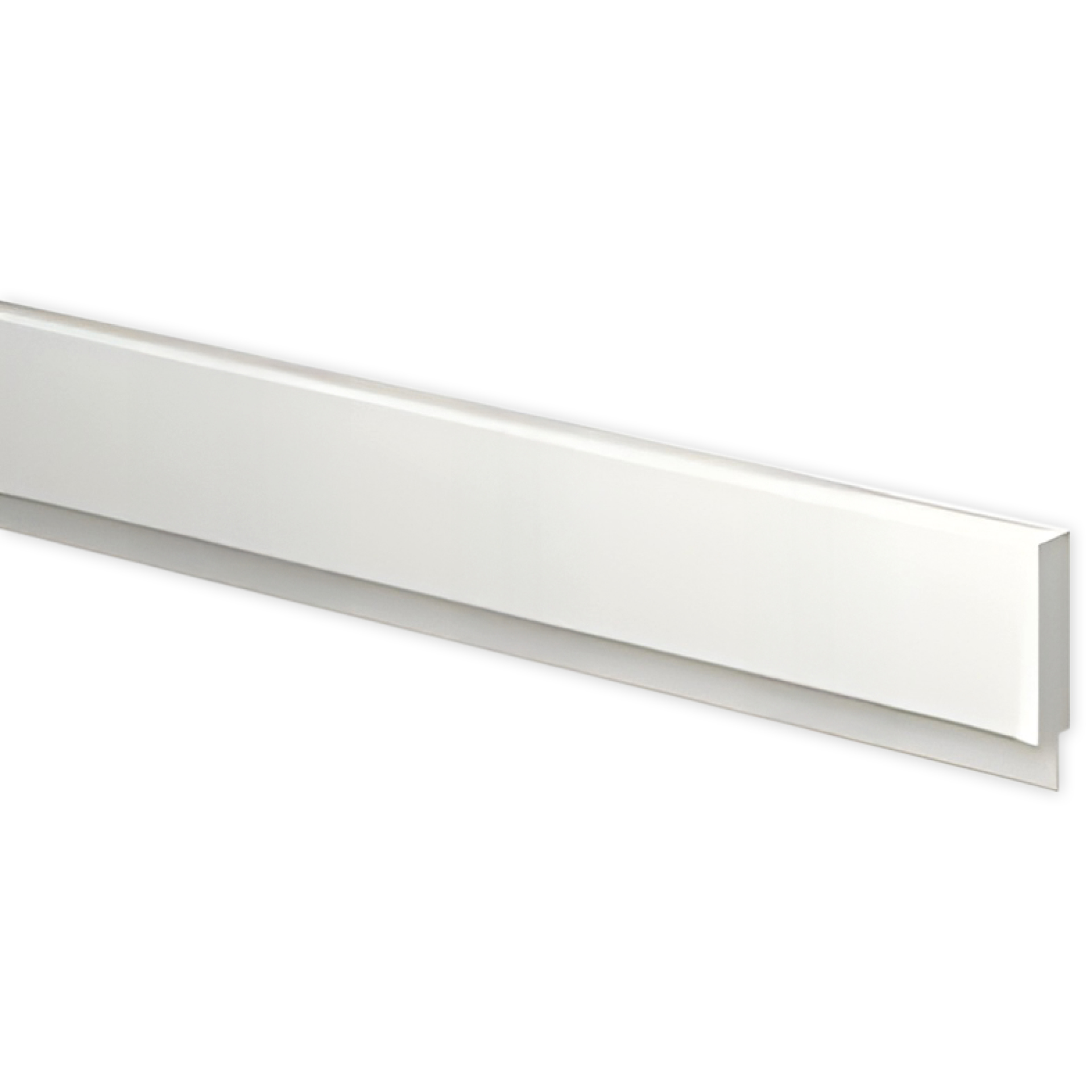 TimeTEX Info-Leiste mit Befestigungs-Material, 100 cm, weiß