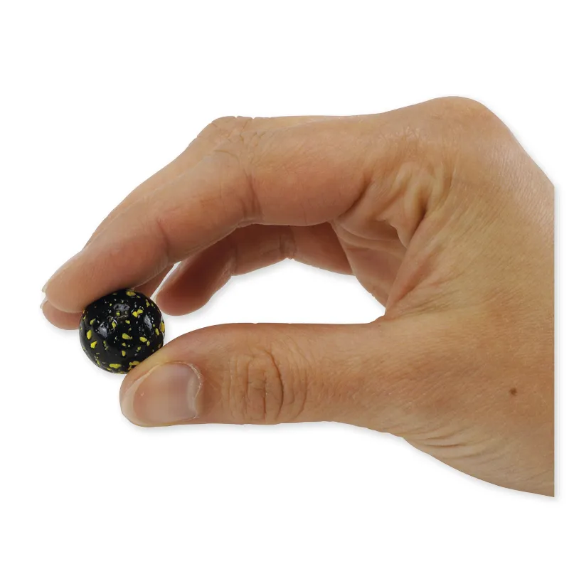 Glas-Murmeln "Faszination" in Box, 144 Stück, ca. 16 mm ø