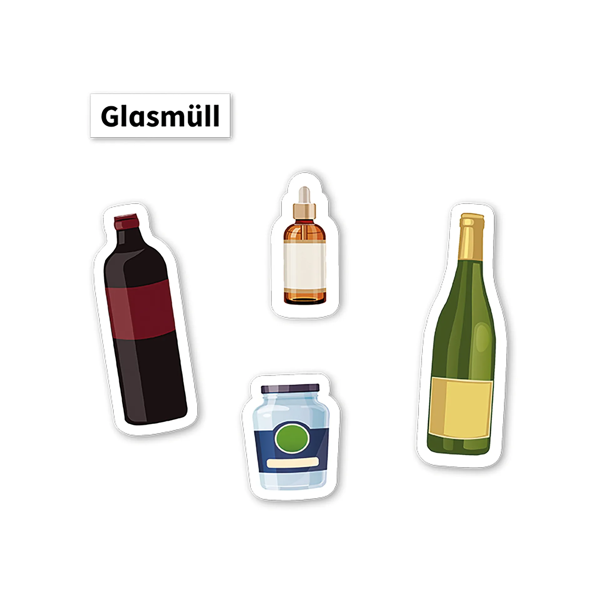 Müll vermeiden, Müll trennen & Abfallpyramide, magnetisch, 79-tlg.