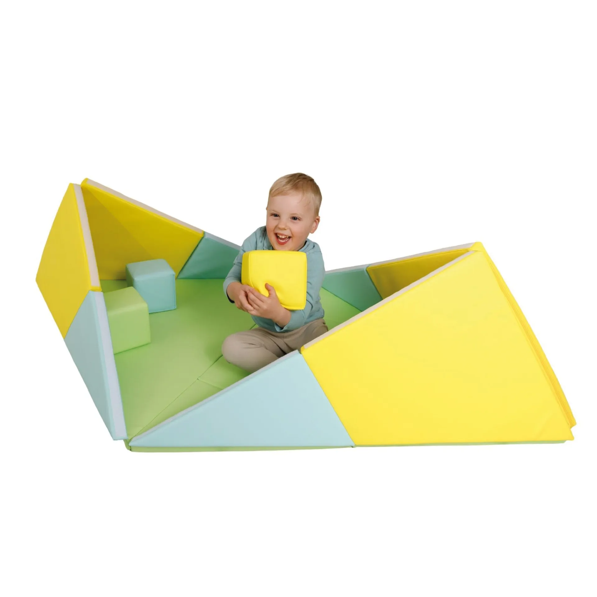 Spielmatte 3in1, faltbar zu Spielzelt und Boot