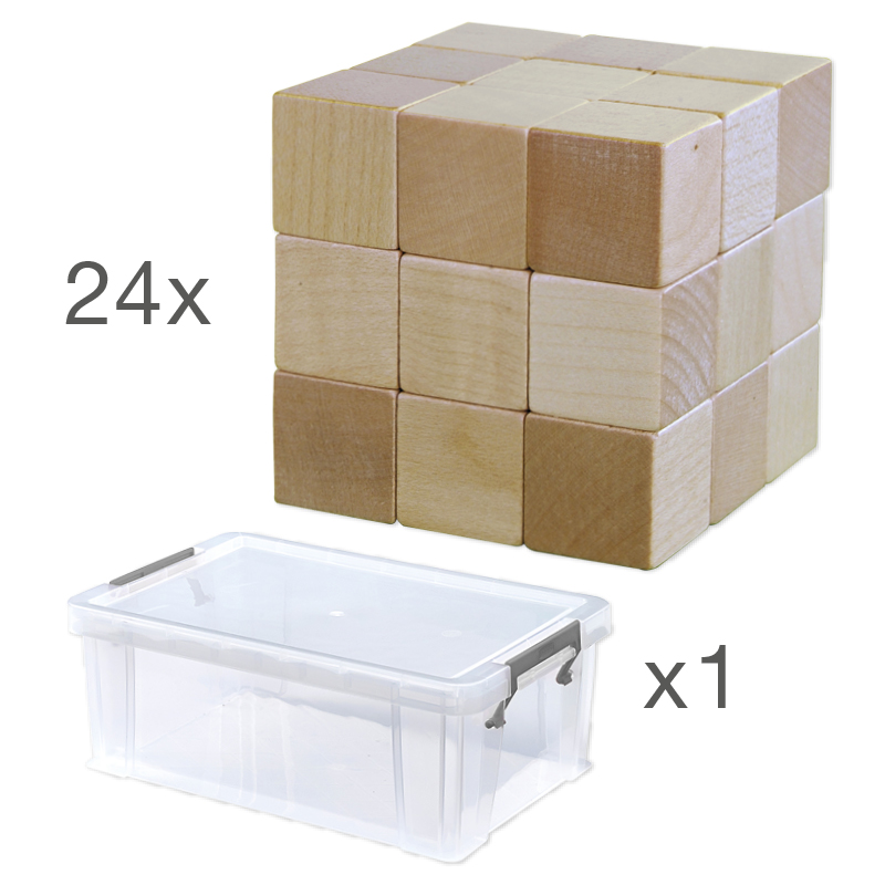 TimeTEX Klassensatz Soma-Würfel, 24-tlg., in Box