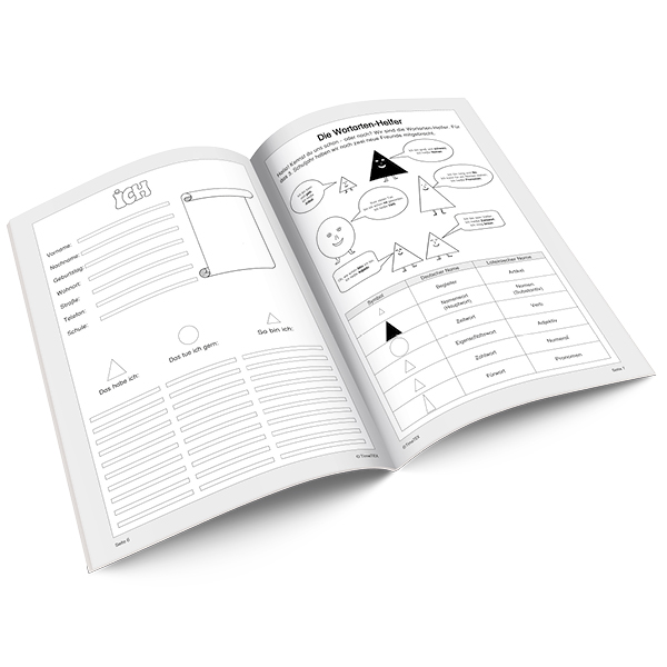 Prima-Colori-häftet "Ich spreche" 3 / A4 - Tyska uppgifter