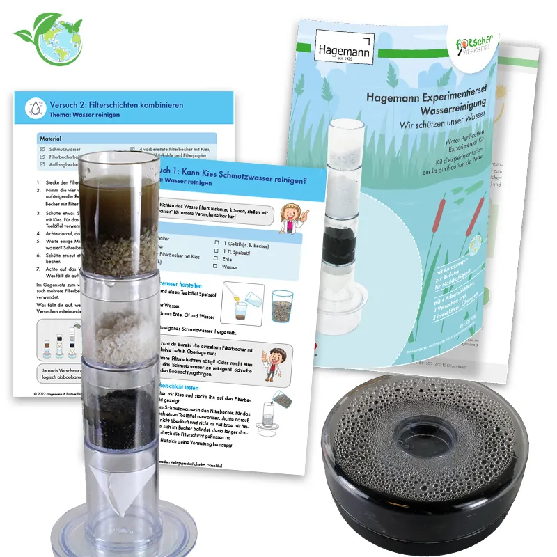 Experimentier-Set "Wasserreinigung", 9-tlg.