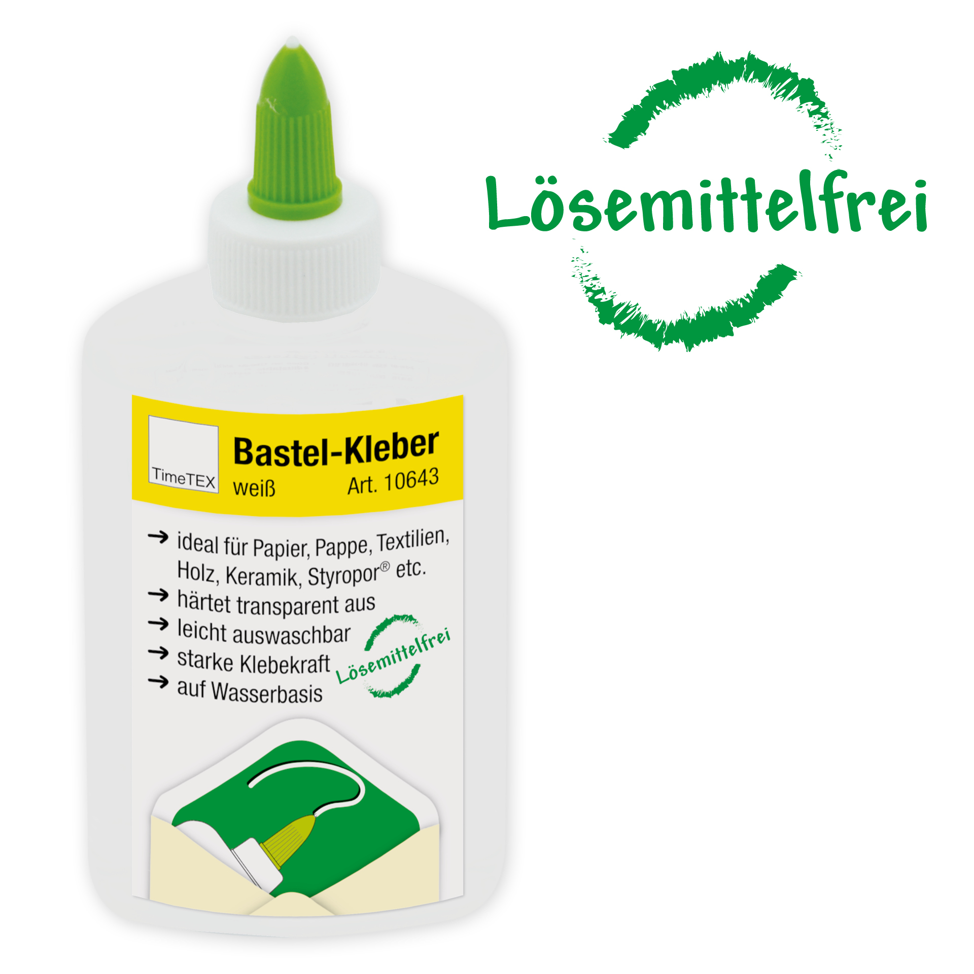 Hagemann Bastel-Kleber weiß, Inhalt 125 g