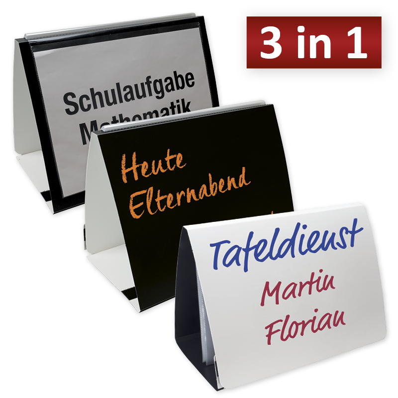 TimeTEX - Tablă albă-flipchart de masă, A4, aprox. 33 x 25 cm