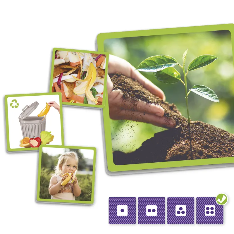 Set "Recycling-Abläufe", Bildfolgen im Koffer
