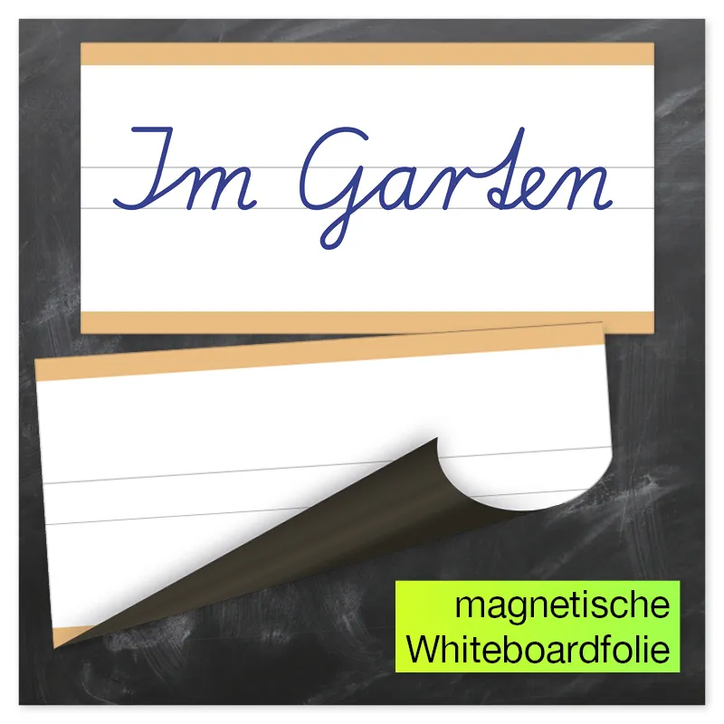 TimeTEX Whiteboard-Demo-Schreibzeile 2-geteilt, magnetisch, 2-tlg.