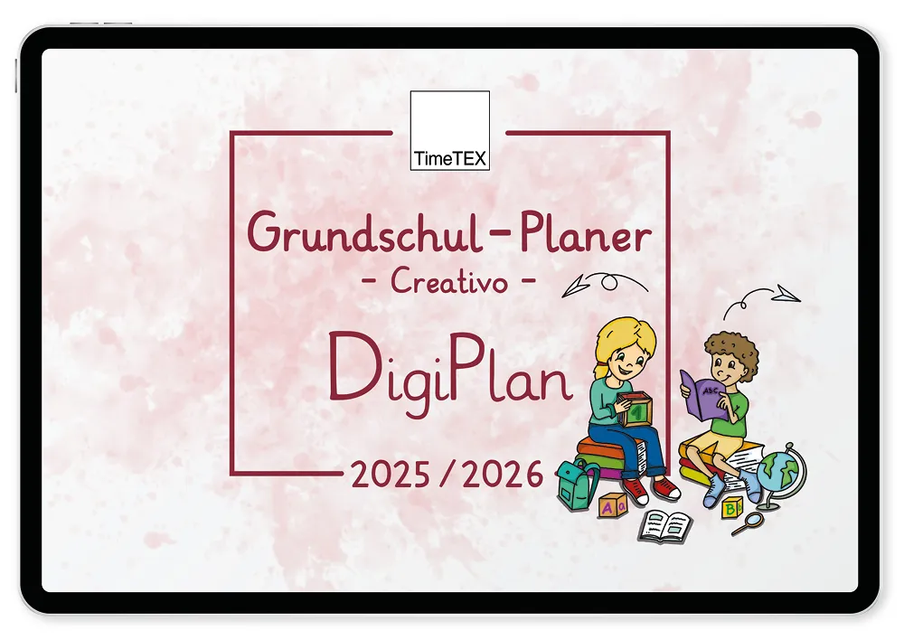 TimeTEX Digitaler Grundschul-Planer "Creativo" DigiPlan 2025/2026