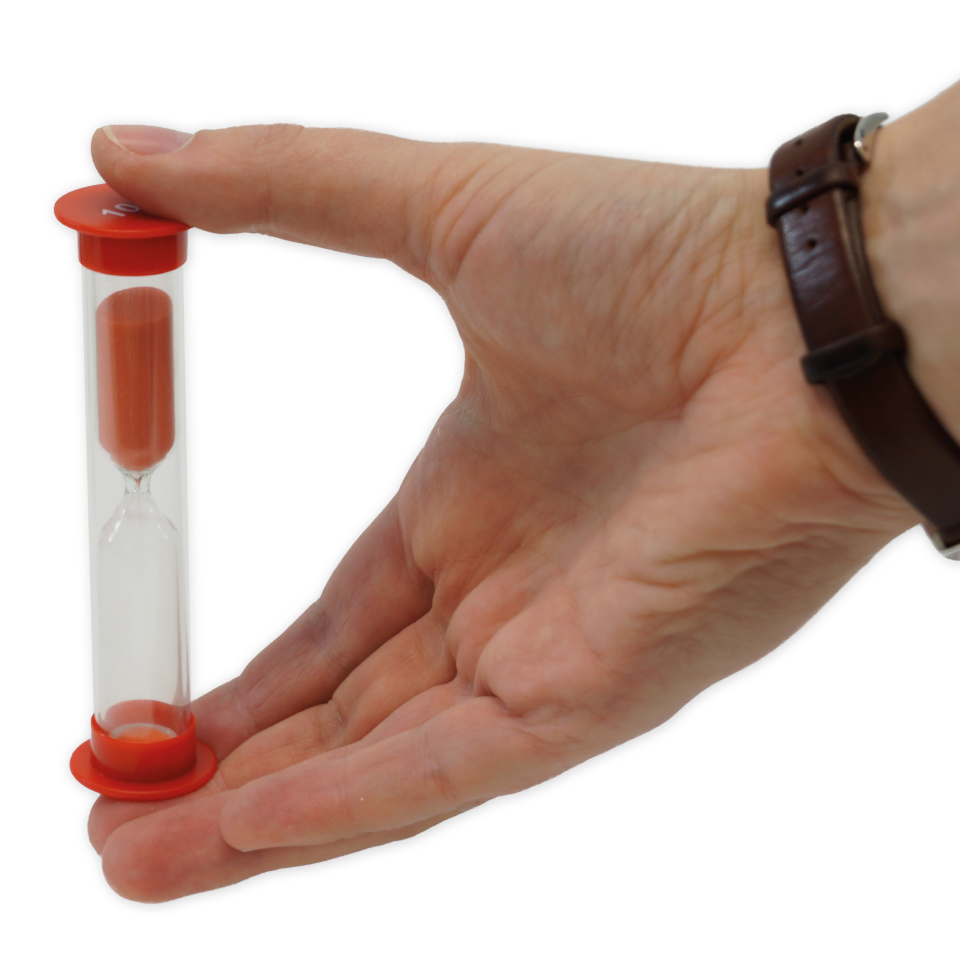 Sanduhren-Set 5 tlg., 10 cm hoch, 2,5 cm ø Sanduhren-Set 5 tlg., 10 cm hoch, 2,5 cm ø