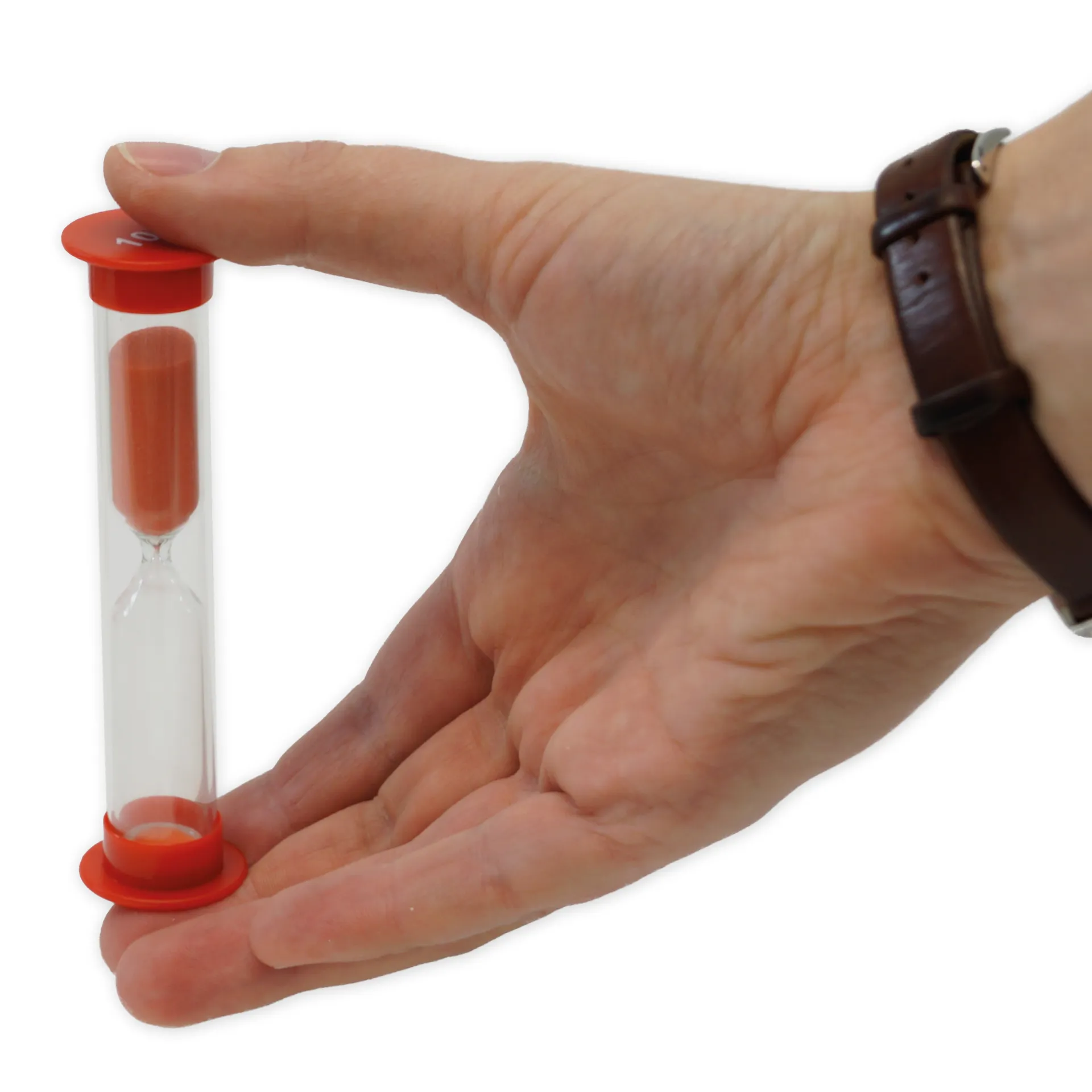 Sanduhren-Set 5 tlg., 10 cm hoch, 2,5 cm ø Sanduhren-Set 5 tlg., 10 cm hoch, 2,5 cm ø