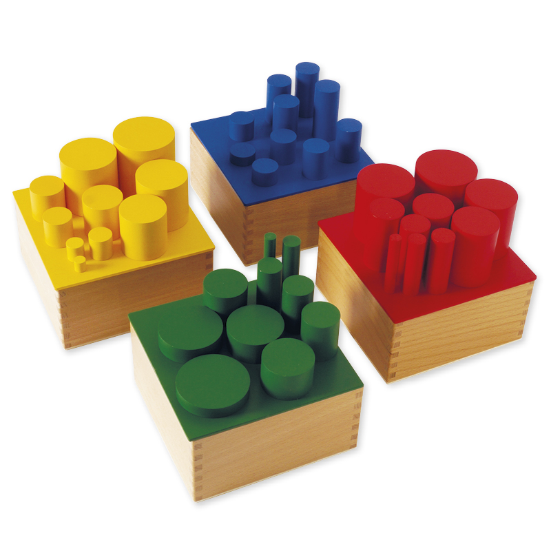 TimeTEX Farbige Zylinder "Montessori Premium" TimeTEX Farbige Zylinder "Montessori Premium"