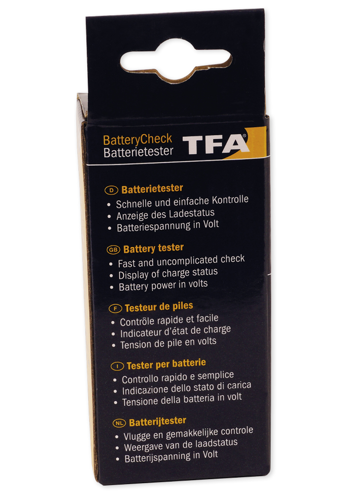 Batterie-Tester, 8,9x2,5x2,7 cm
