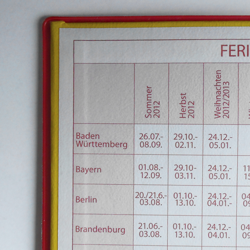 TimeTEX Kalenderhülle aus Kunststoff, A5-Plus