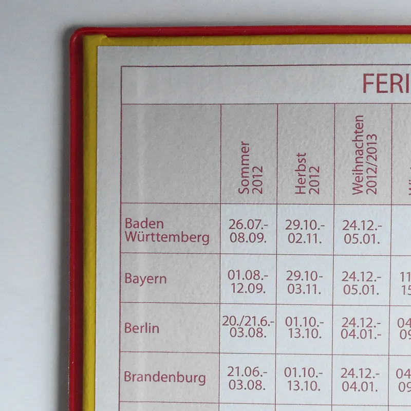 TimeTEX Kalenderhülle aus Kunststoff, A5-Plus
