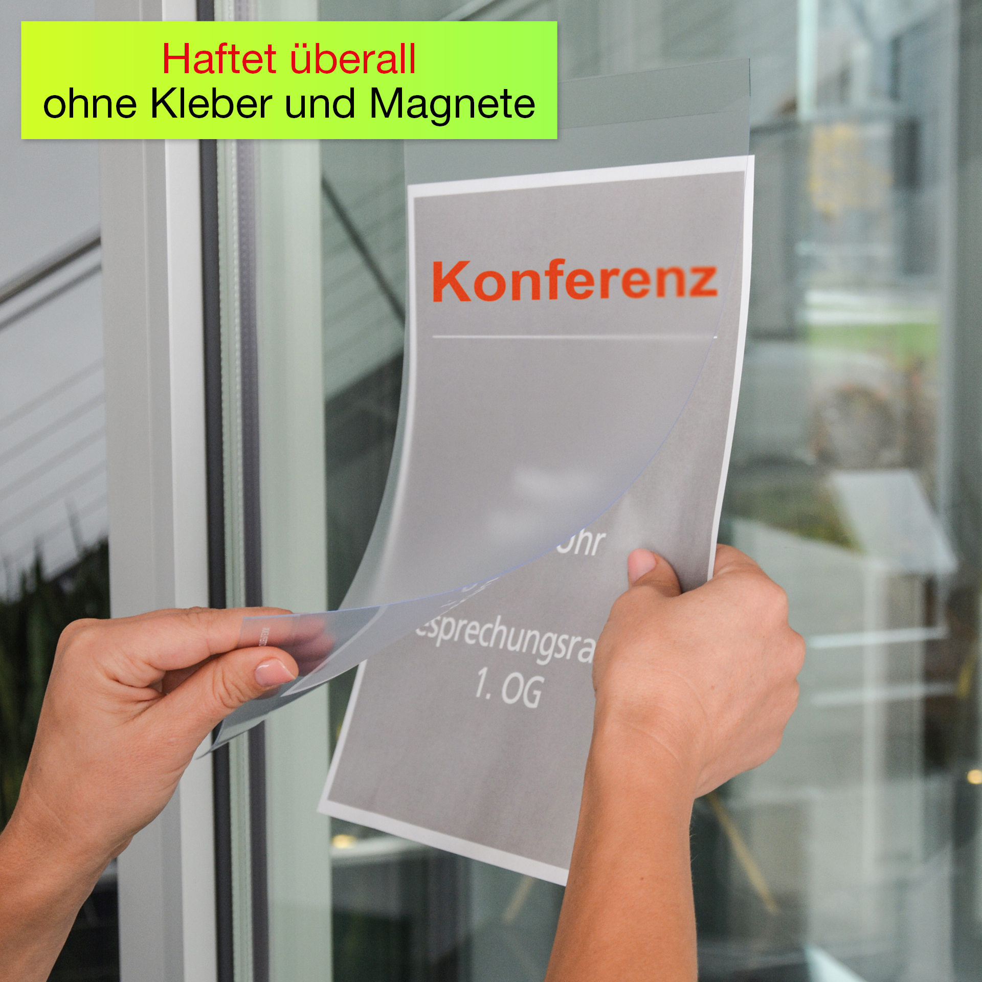 TimeTEX plastlomme plakatlomme A3, selvklæbende