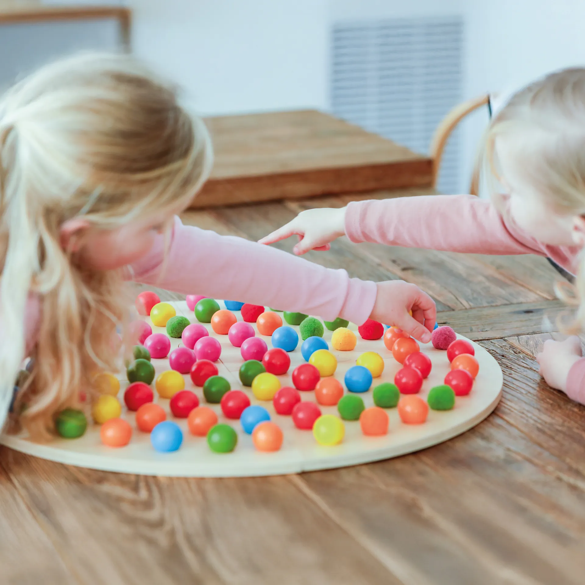 Legspel "Regenboog-legcirkel" 184-delig Legspel "Regenboog-legcirkel" 184-delig