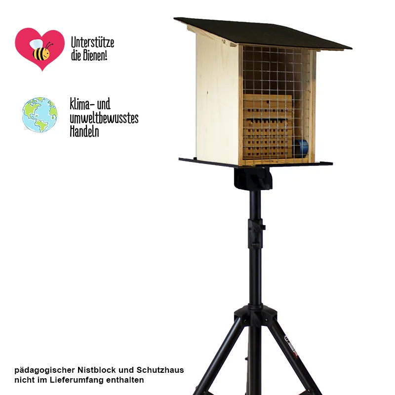 Teleskop-Ständer für Pädagogischen Nistblock