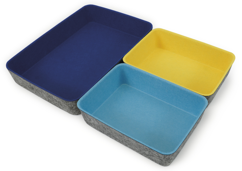 Filtskålar set "Colori", 3 delar