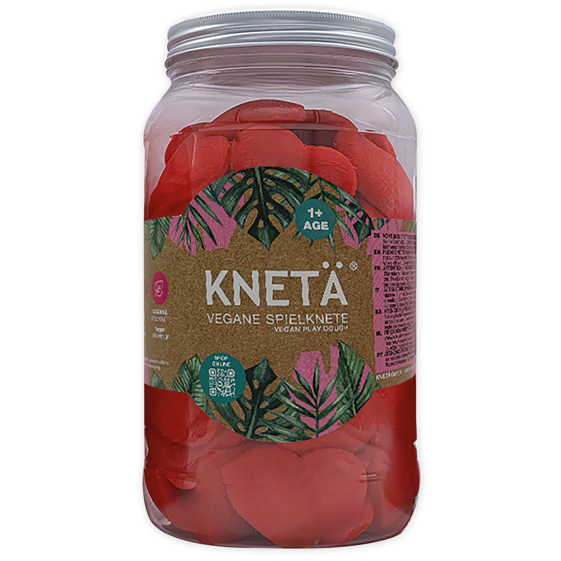 Soft-Knete "Knetä" in Herzform, vegan, 80 Stück