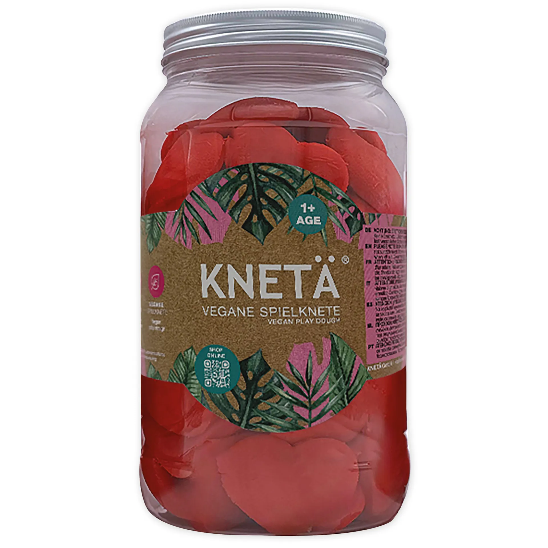 Soft-Knete "Knetä" in Herzform, vegan, 80 Stück