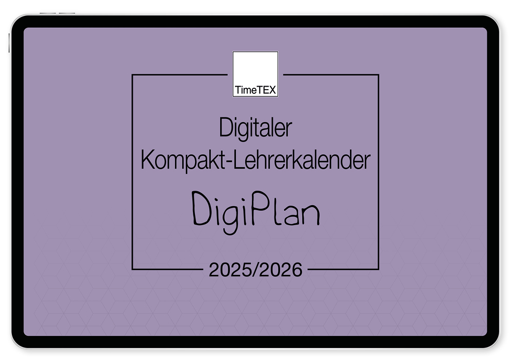TimeTEX Digitaler Kompakt-Lehrerkalender DigiPlan 2025/2026