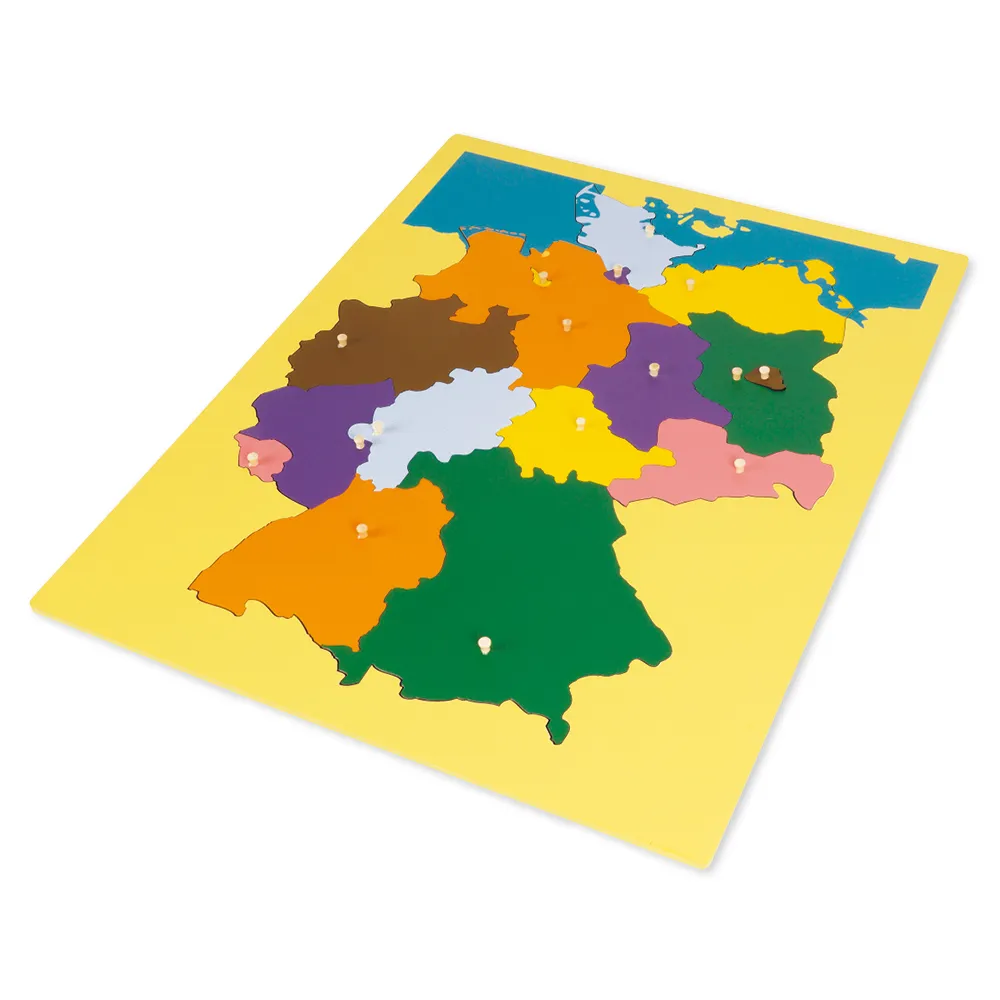 TimeTEX inlegkaart Duitsland "Montessori Premium"