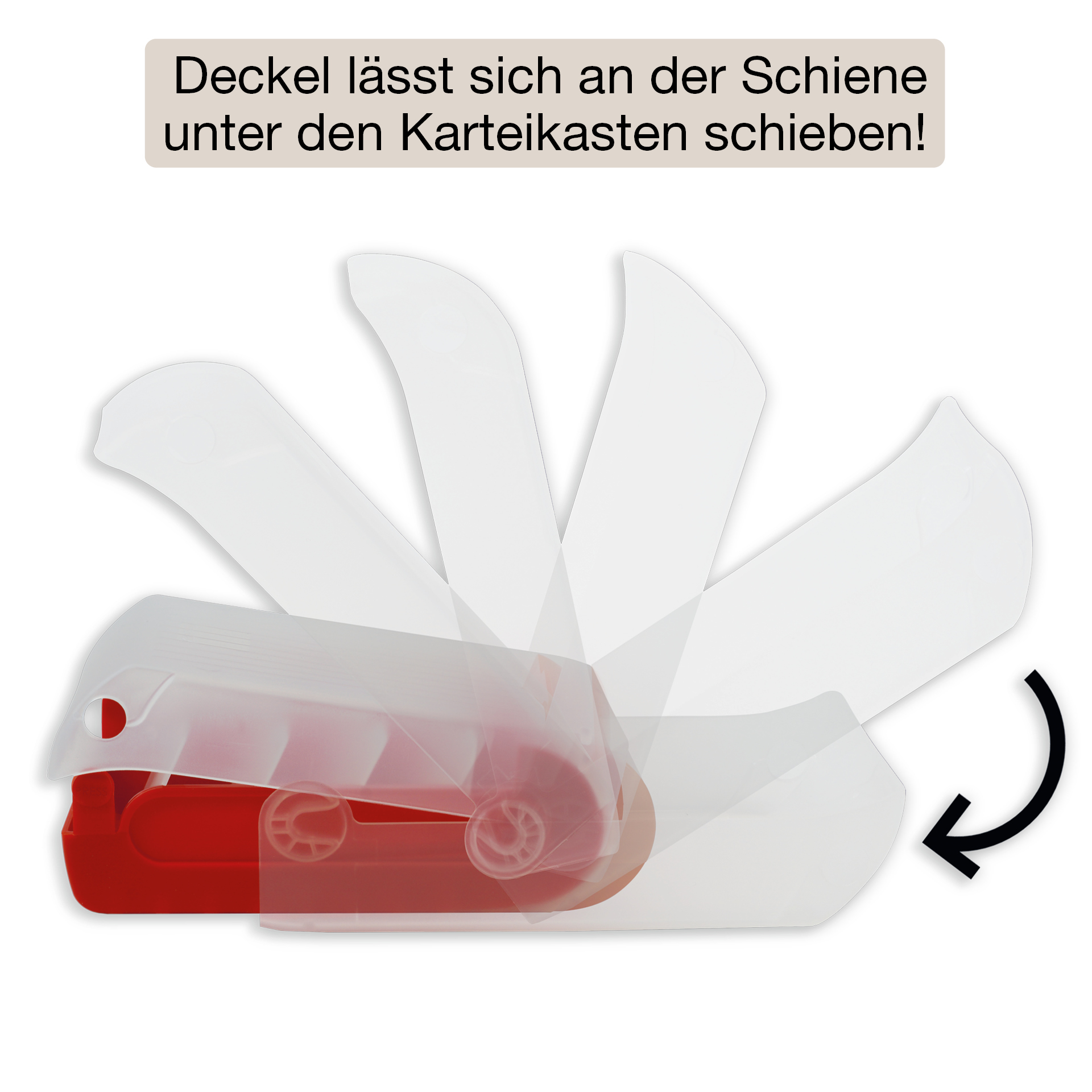 Arkivlåda A8 i plast