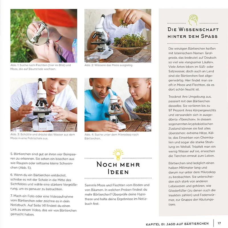 Buch "Die spannendsten Outdoor-Experimente", 144 Seiten