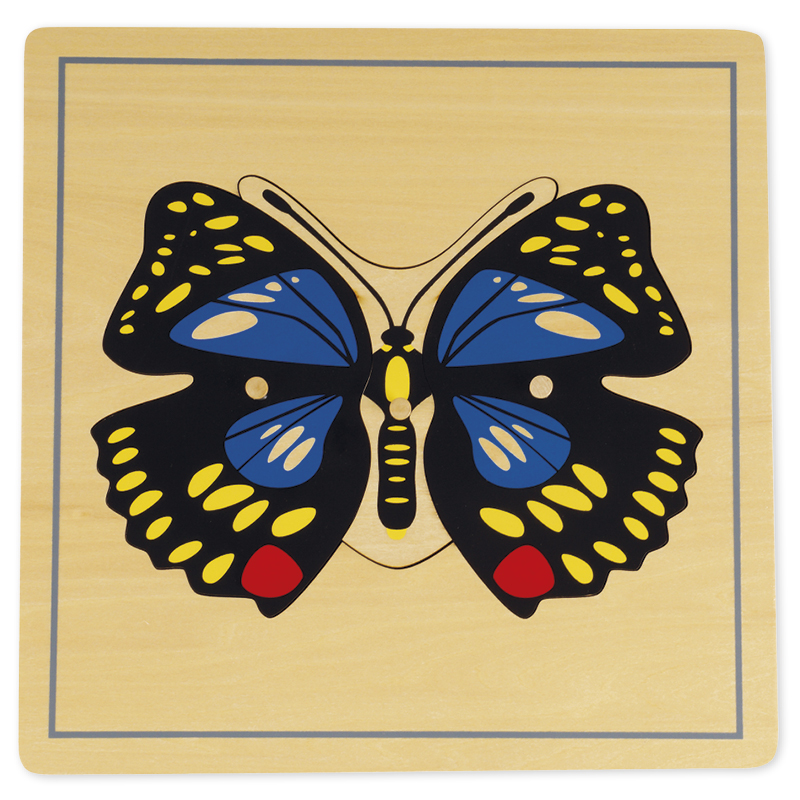 TimeTEX dierenpuzzel vlinder "Montessori Premium"