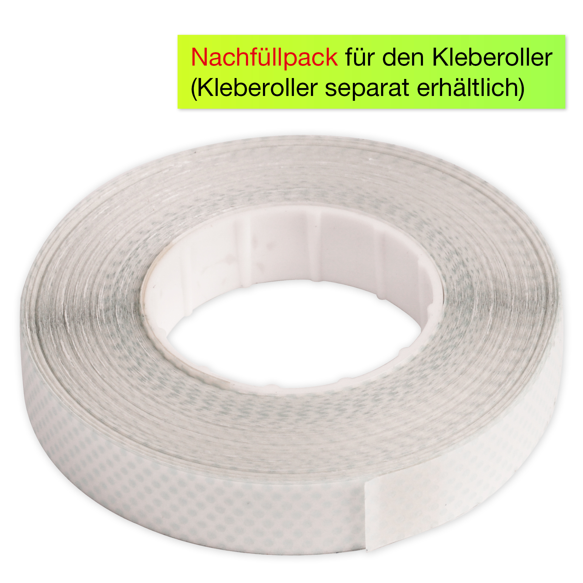 Navulpak voor lijmroller in dispenser, non-permanent, 15 m / 9 mm
