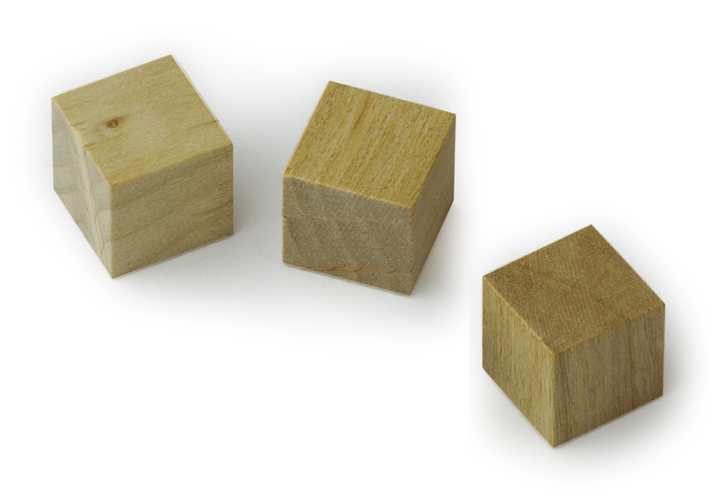 Dienes Dezimal-Einer-Würfel, aus Holz, 500 Stück