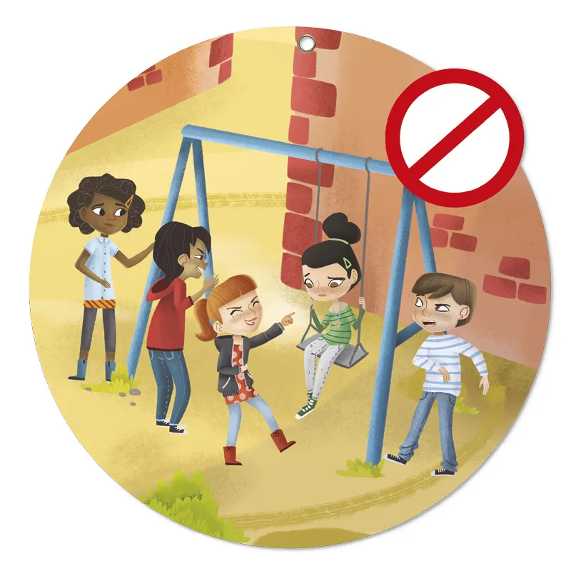 Poster-Set „Mobbing – nein Danke!“ 6-tlg.