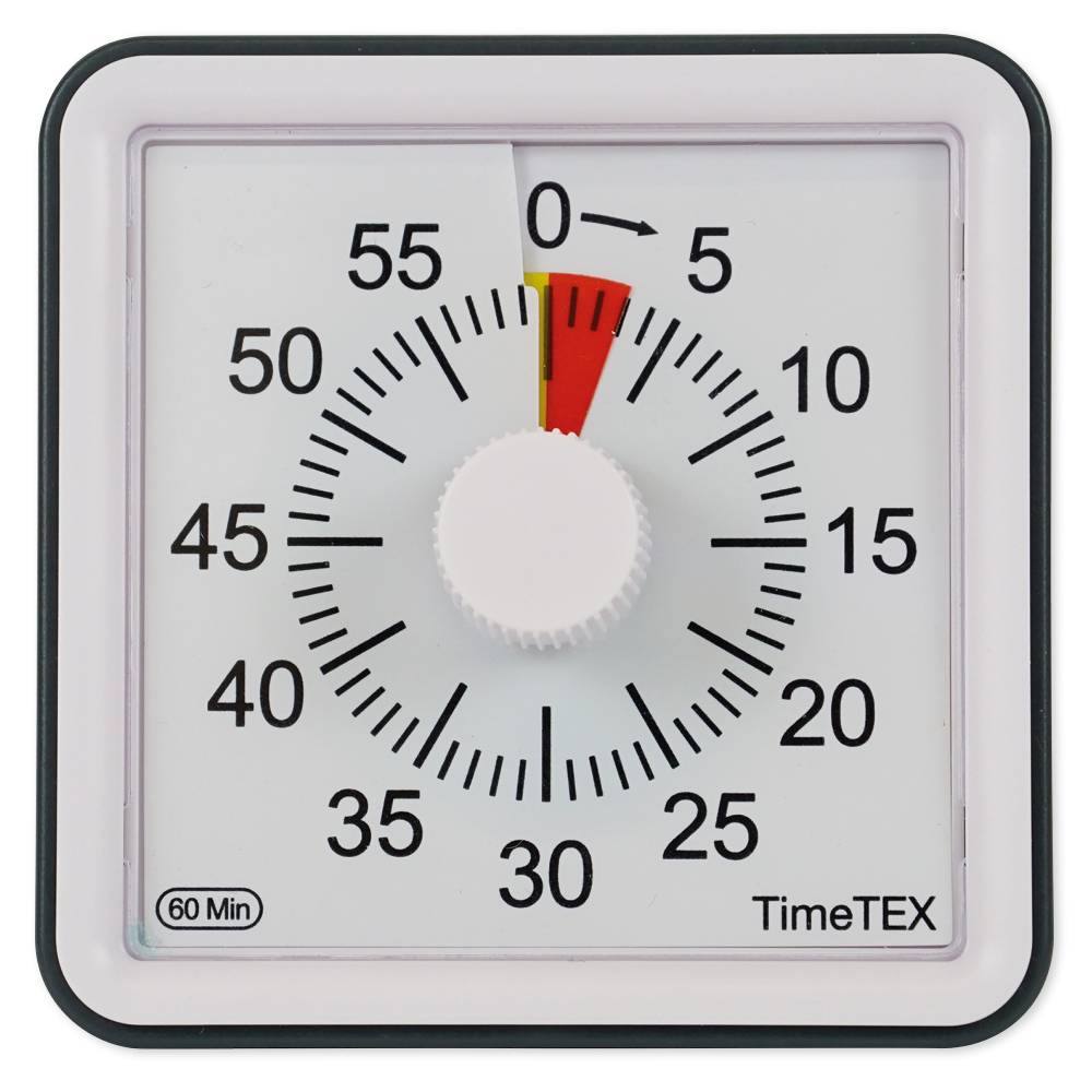 Chronomètre TimeTEX silencieux et compact avec code couleur