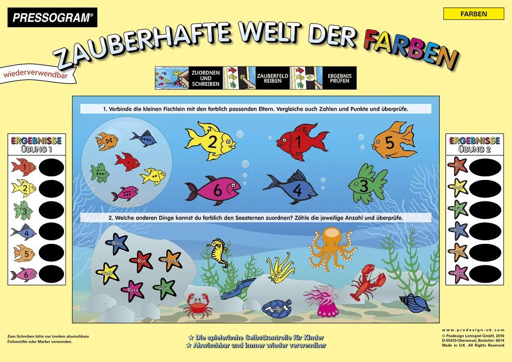 TimeTEX Zaubertafel "Welt der Farben"