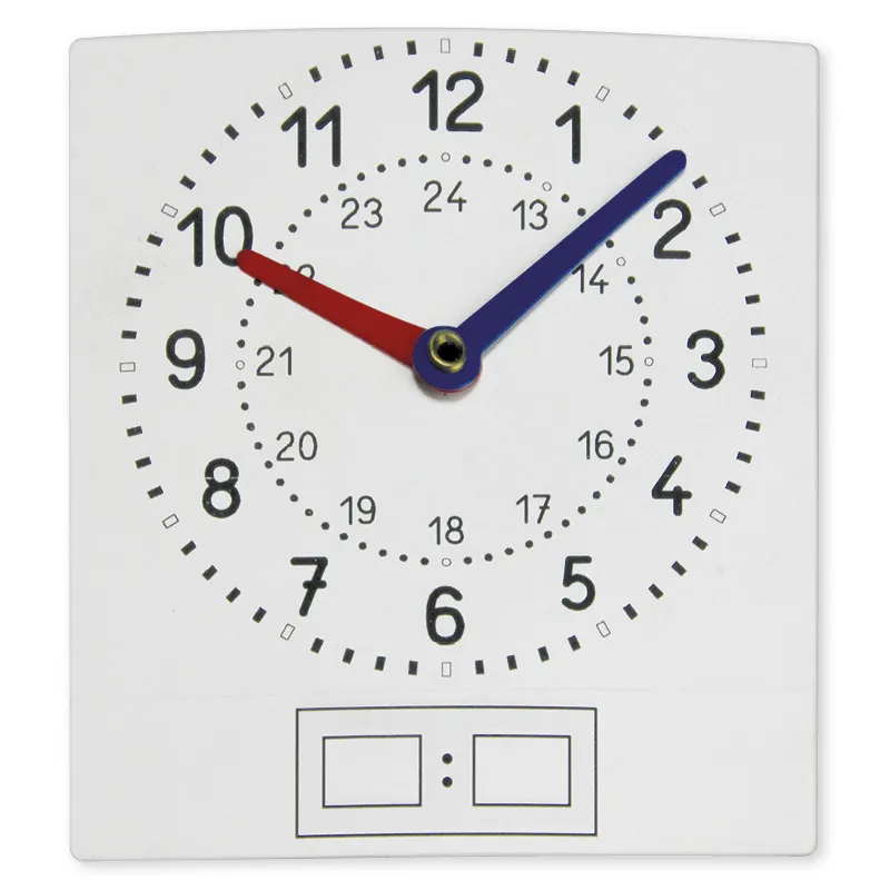 Klassensatz Folien-Uhren "Analog/Digital", 31-tlg., in Box