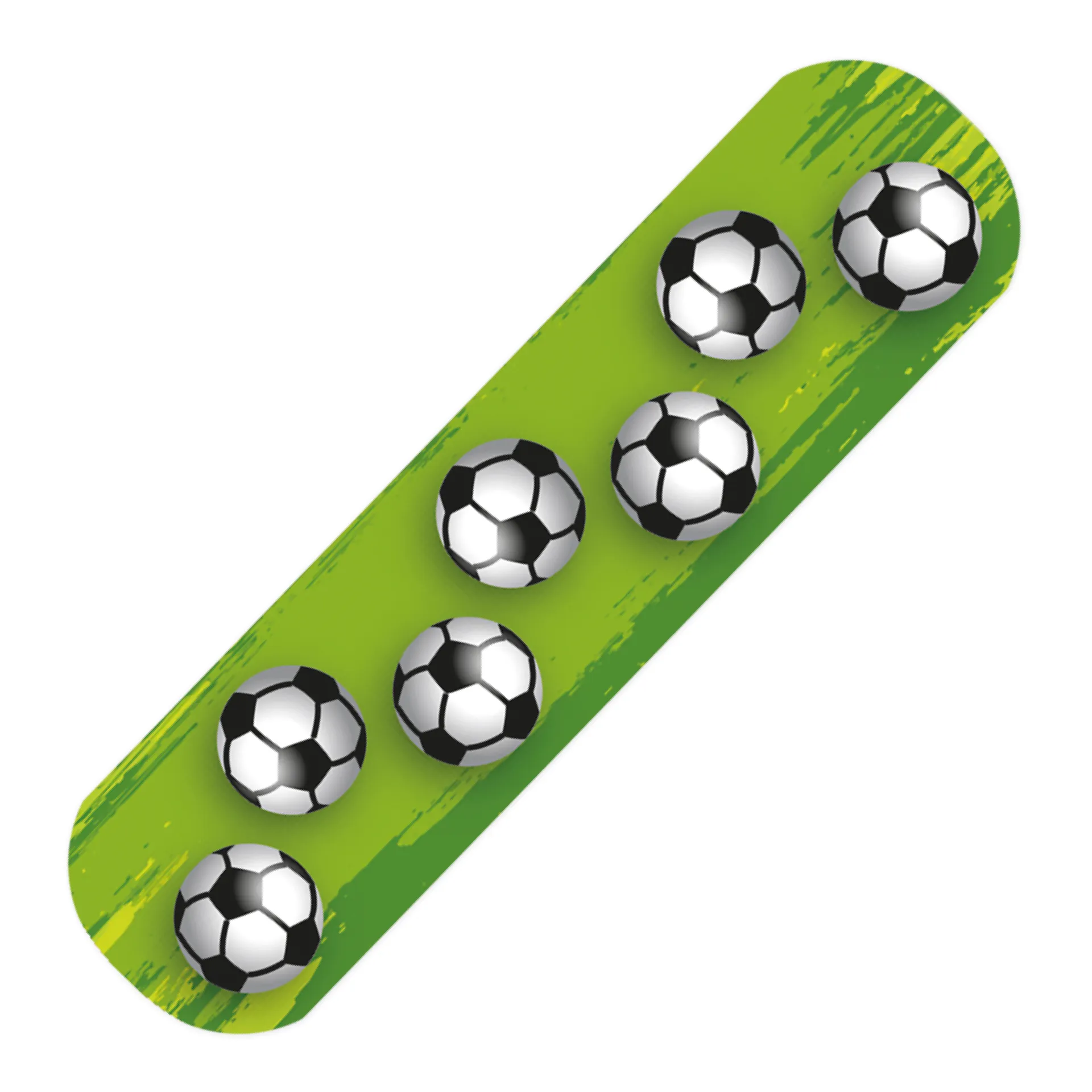 Pflaster "Fussball", 20 Stück in Metallbox