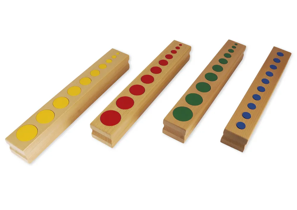 TimeTEX Farbige Zylinder "Montessori Premium"