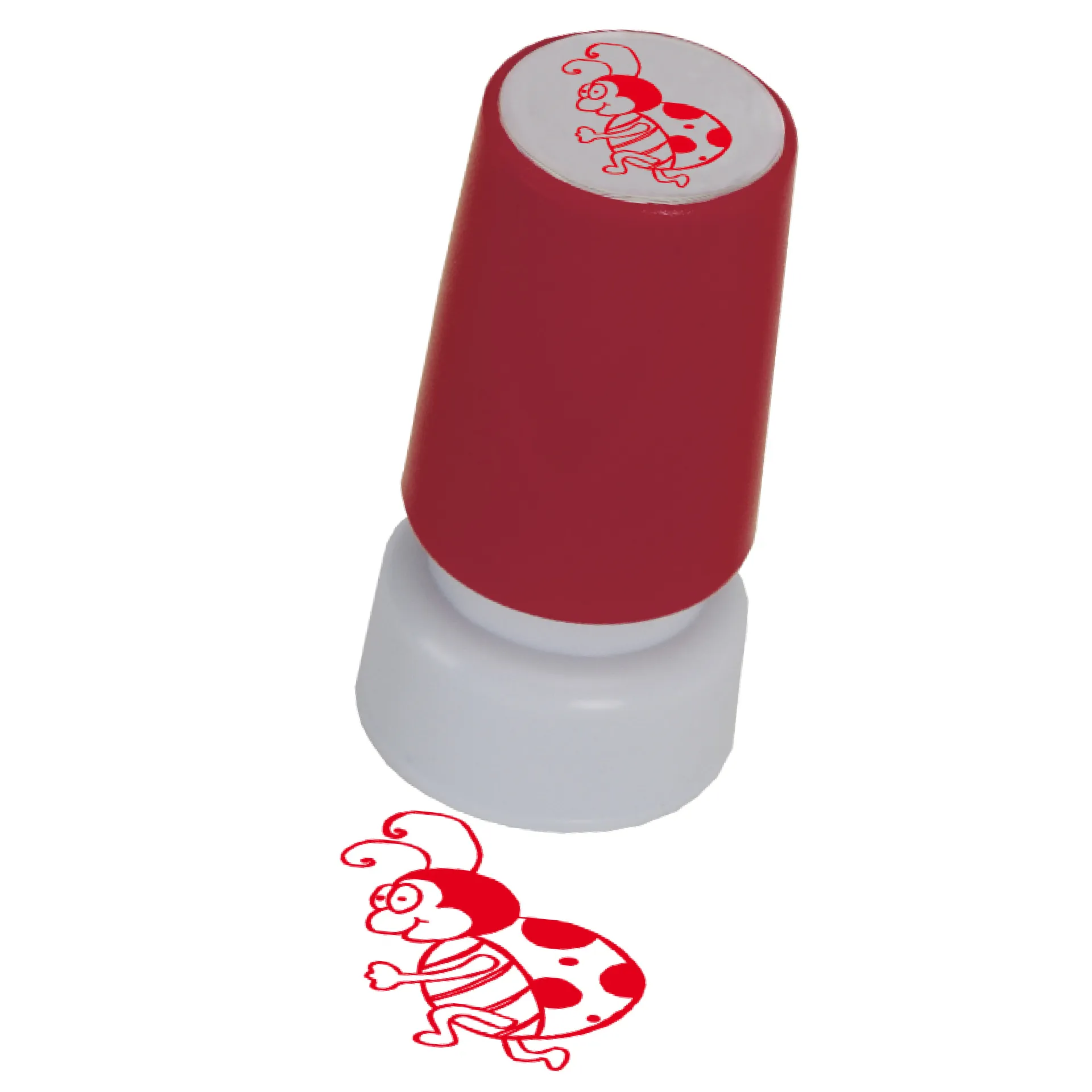 Siebdruck-Stempel "Perpetuum", "Marienkäfer"