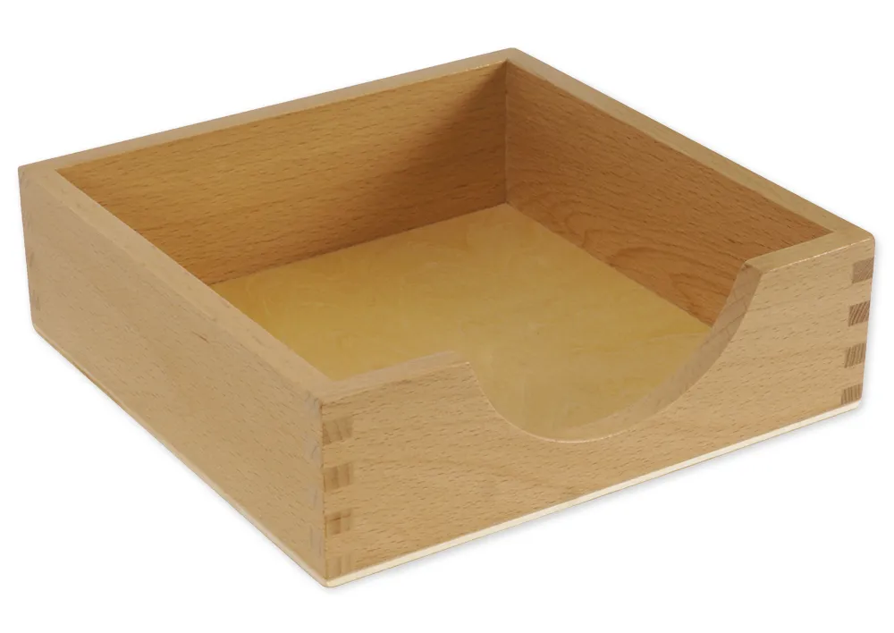 TimeTEX Kästchen für Einsatzfigurenpapier, 14 x 14 cm "Montessori Premium"