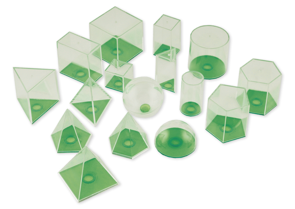 Jeu de formes géométriques 3D, petits modèles, 17 pcs Jeu de formes géométriques 3D, petits modèles, 17 pcs