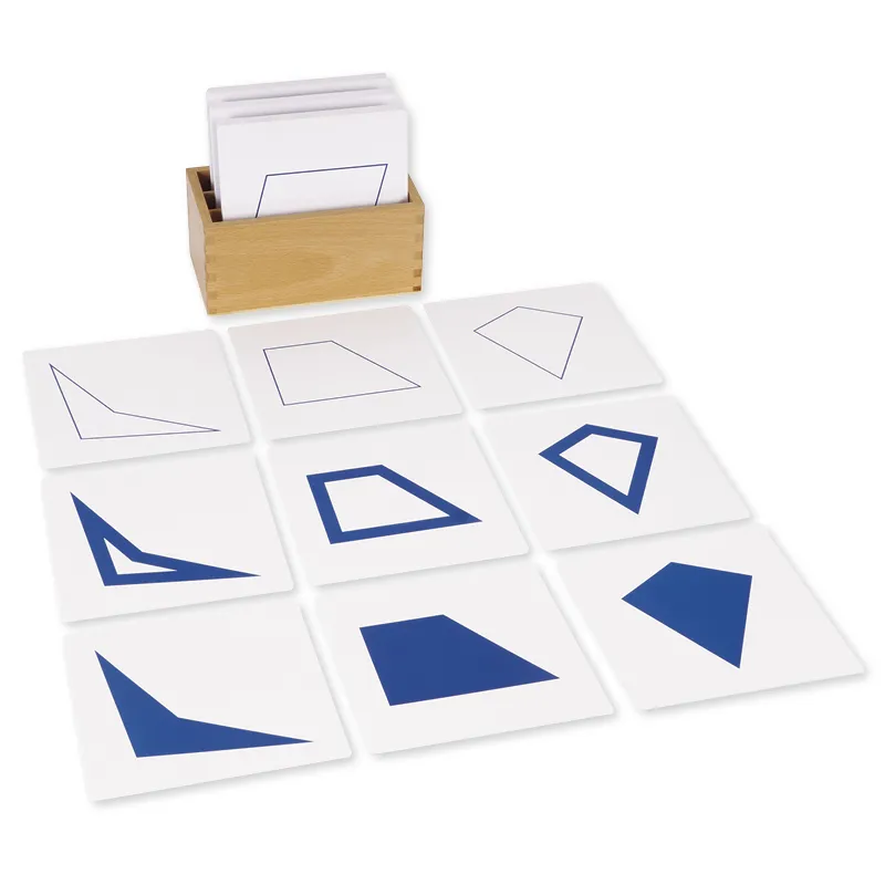 TimeTEX geometriske kort "Montessori Premium"