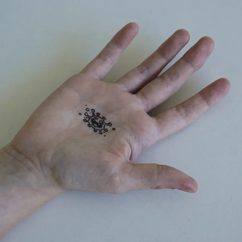 Handwasch-Stempel