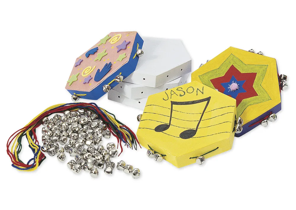 Bastelset "Tamburin", 12 Stück